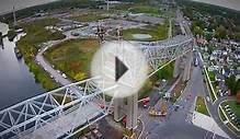 Drone Time-Lapse: North Channel Bridge Drop